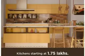 Branded modular kitchen showroom in Madurai 