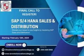 Final Call to Register For SAP S/4 HANA SALES & DISTRIBUTION! 