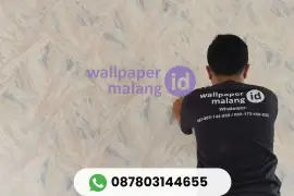 VENDOR WALLPAPER VINYL UNTUK INTERIOR MINIMALIS MALANG 