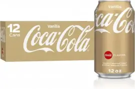 Coca Cola Vanilla Flavour USA Coke Cans Bulk Supplier in Preston, Uk