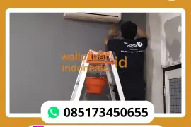 PAKET PASANG WALLPAPER VINYL KUALITAS PREMIUM 