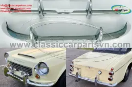 Datsun Roadster Fairlady bumpers with over riders (1962-1970)