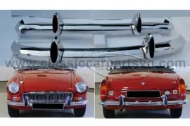 MGB bumpers with rubber on over riders