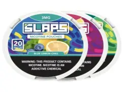 Slaps Nicotine Pouches 75ct - Convenient Counter Display