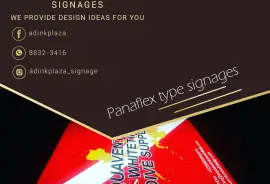 panaflex sign,stickers,glass sticker,poster