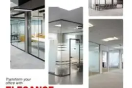 Noise-Canceling Modular Glass Partitions