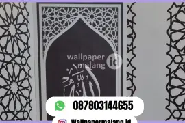 JUAL WALLPAPER VINYL ROLL UNTUK MASJID KLOJEN 