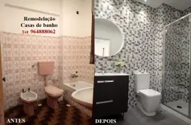 Remodelação Casas de banho / Wc por  1300€/m2