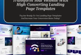 Transform your website with High-Converting Landing Page Templates