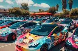 Tesla car wraps - Auto Glass Specialist Inc