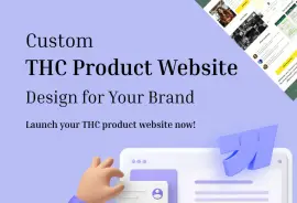 Custom THC Product Website Design for Your Brand