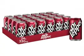 Bulk Dr Pepper Cans 330ml Supplier in Preston, UK