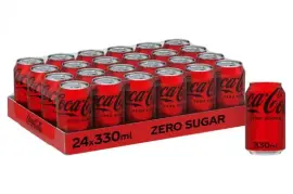 Bulk Coca Cola Zero Cans 330ml Supplier in Preston, UK