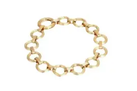 Jaipur Yellow Gold Flat Link Bracelet