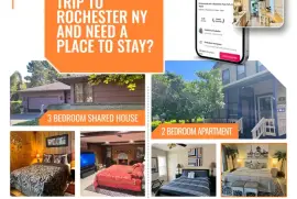 Discover Convenient Short-Term Rentals in Rochester, NY!