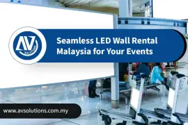 Seamless LED Wall Rental Malaysia for Your Events