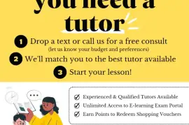 What to do when you need a tutor?