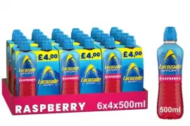 Wholesale Supplier of Lucozade Sports Raspberry Energy Drink in Preston, UK