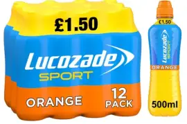 Wholesale Supplier of Lucozade Sport Drink Orange 500ml in Preston, UK