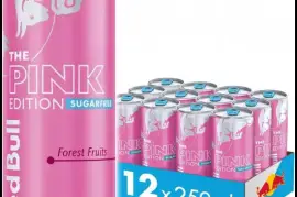 Bulk Supplier of Red Bull Pink Edition Forest Fruits Sugar Free Preston, UK