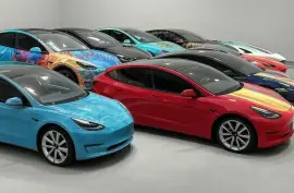 Tesla car wraps - sflautoglass.com