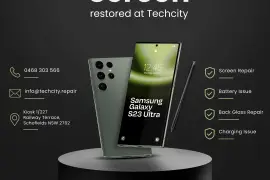 Samsung s23 ultra battery issue service at TechCity in Box hill, schofield 