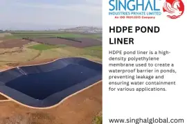 Gujarat's Premier Pond Liner Exporters: Ensuring Water Conservation Worldwi