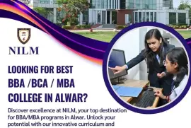 Building Tomorrow's Leaders: BBA Education at NILM Alwar