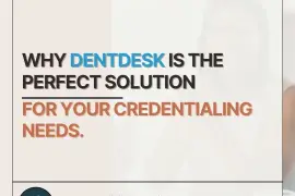 Dental credentialing services with dentdesk