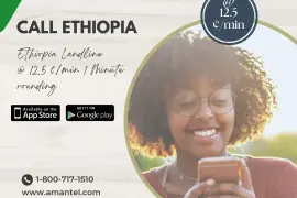 Cheap international calls to Ethiopia from Amantel 
