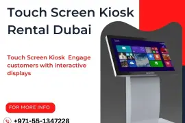 Why Pick Touch Screen Kiosk Rental Dubai Now?