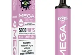 Pop Hybrid Mega 5000 Puff Disposable Vape Device - 10ct