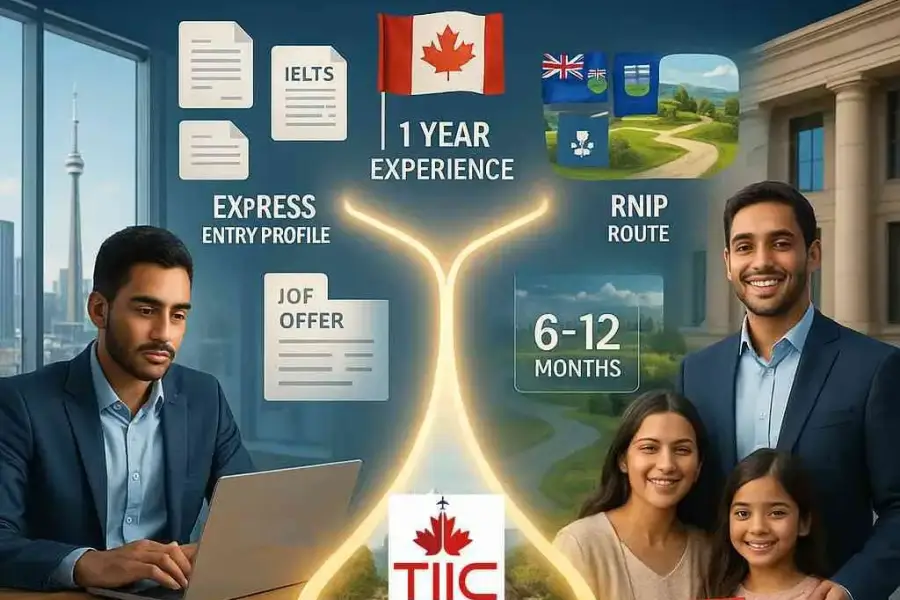 Fastest Way to Get Canada PR From a Work Permit in 2025 | TIIC
