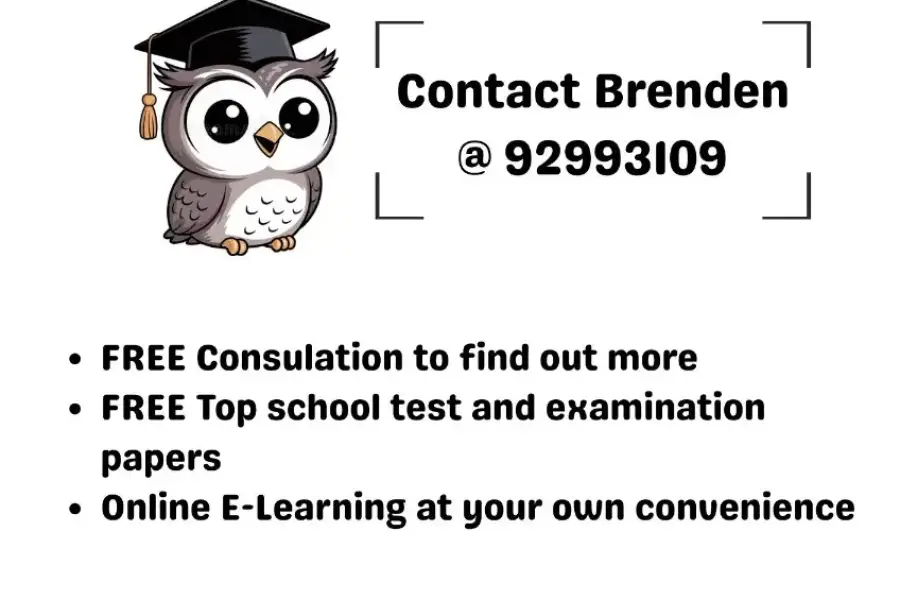 Are you looking for tutor? Contact me NOW!!!