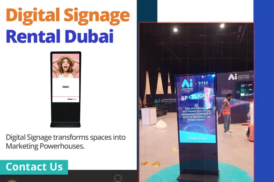 Top 3 Digital Signs to Hire – Dubai Events & Retail!