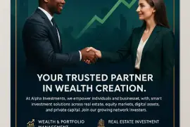  Business Partner /Investor Required 