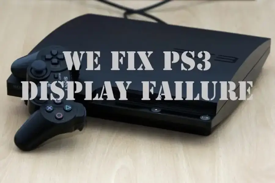 We repair PlayStation 3 { PS3 } that is failing to display on screen from K