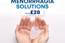 Comprehensive Menorrhagia Solutions from £20