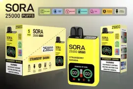 Komge SORA 5% Disposable Device - 25000 Puffs - 5 Pack