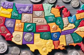 State Quarter Maps - The Coin Supply Store