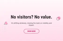 No visitors? No value.