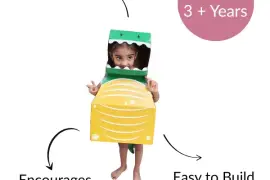 DIY Dino Cardboard Costume—Quick and Easy Dress-Up for Kids (Red & Gree