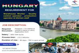 Job Opportunities in Hungary: Warehouse, Production, and Kitchen Staff 