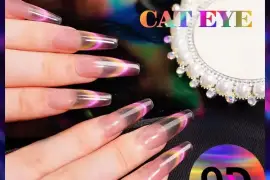 24 Colors Magnet Colorful 9D Cat Eye Vegan Organic UV Nail Gel Polish