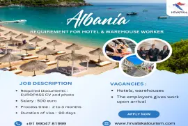 Jobs in Albania: Apply for Hotel & Warehouse Roles!