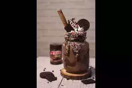 Chocolate brownie freakshake recipe