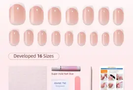 French Soft Gel Press On Nail Gel Tip Nails