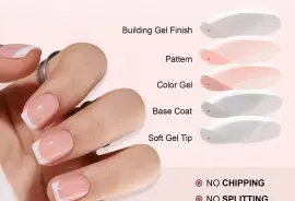 French Soft Gel Press On Nail Gel Tip Nails