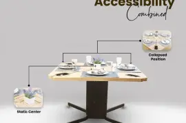 Unconditional Happiness: The Remarkable Accessible Table for Wheelchairs 