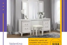 VALENTINO - VANITY DRESSER by My Furniture Store Canada